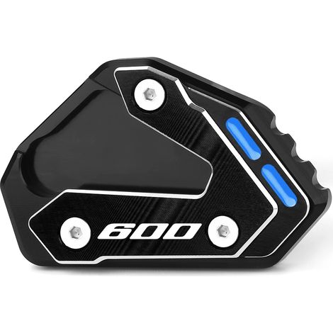 (GSxR600 Black2) Compatible pour SZUZUKI GSXR 600 GSX-R 750 GSX R 1000 1000R Accessoires de moto Béquille Extension Pied Béquille latérale Agrandisseur Plaque Pad maxpower (1/4)