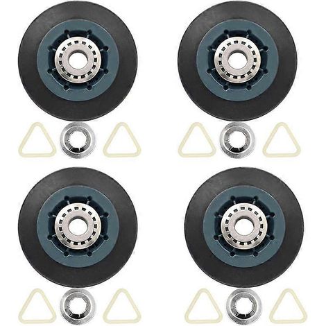 Lot de 4 W10314173 rouleau de tambour de sèche-linge de rechange (1/5)