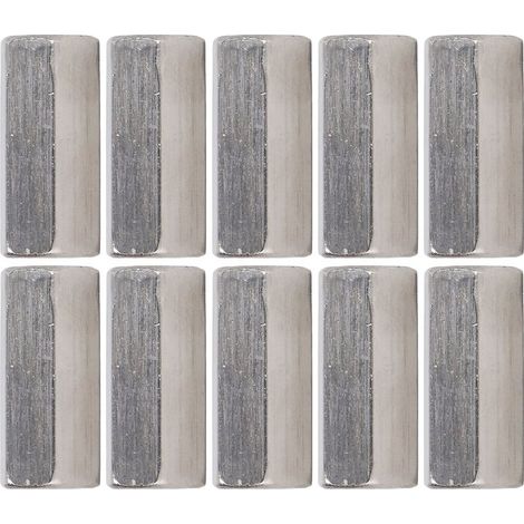 Écrous d'accouplement hexagonaux en acier inoxydable 304, 10 pièces, écrou de connexion pour boulons, goujons, vis (1/5)