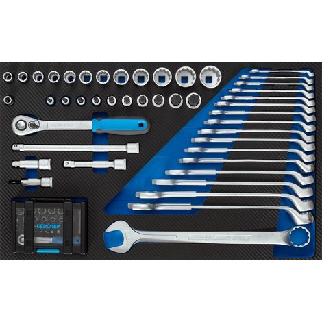 GEDORE 3411451 - Assortiment d'outils dans modules CT, 173 pieces , TS-173