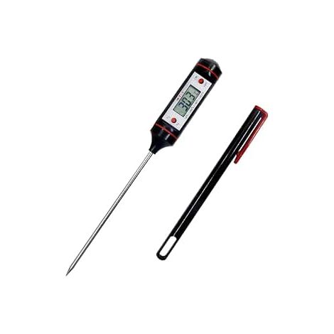 Filiyano-Thermomètre de cuisine (1 pièce), thermomètre alimentaire, thermomètre à longue aiguille en métal, thermomètre électronique pour la cuisine (1/5)