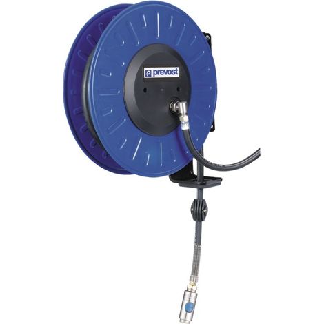 Enrouleur pneumatique PREVOST Montage mural - Ressort de rappel 19mm - 20m - G 1" mĂąle ( Prix pour 1 )