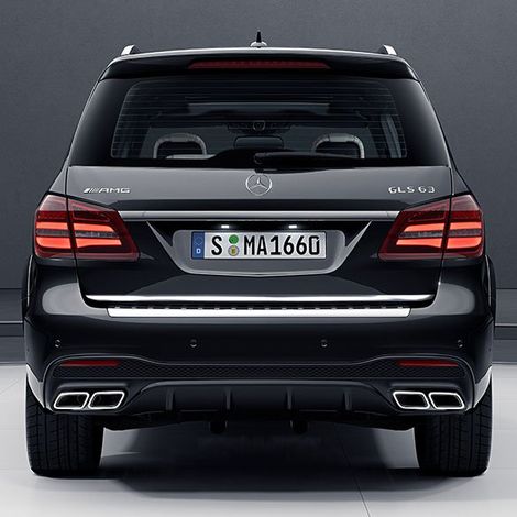 Portellone posteriore con finiture cromate per Mercedes GLS X166 2015-19 (1/4)
