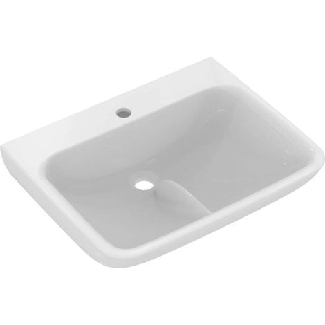 IS Waschtisch Contour21 Plus, 1 Hl., o.Ül., SmartGuard, 600mm, Weiß (1/5)