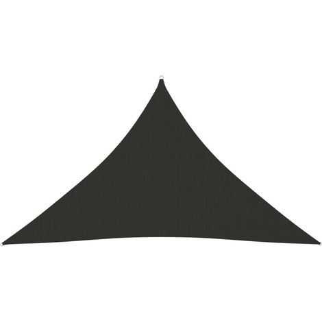 Voile D Ombre Triangulaire - 1 Pièce - Tissu Oxford Enduit PU - 2,5 x 2,5 x 3,5 M - Pour Jardin Terrasse Balcon (1/5)