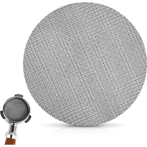 Jeffergarden 6 Filtres Café Tamper Screen en Acier Inox 100μm - Filtre Tamis Précis 1.7mm pour Portefiltre 53.5mm Amateur Café (1/5)