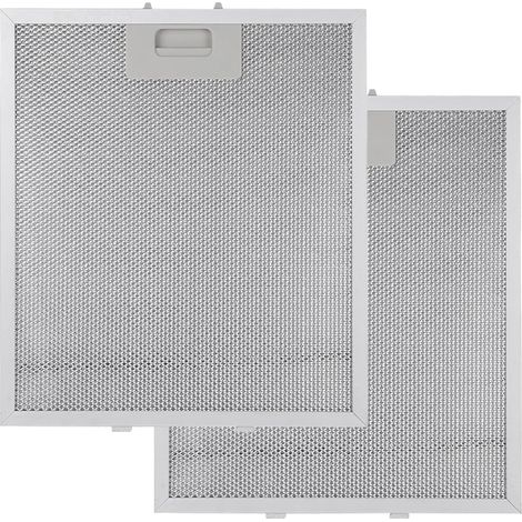 Set di 2 filtri metallici per cappa aspirante - 260 × 320 × 9 mm - Filtro antigrasso in alluminio con 5 strati di materiale filtrante per cappe aspiranti (1/5)