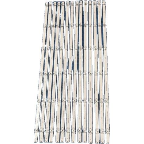 Tira de LED de 703 mm de longitud, regulable, de aluminio, compatible con televisores LED, fuente de luz: bombillas LED. (1/5)