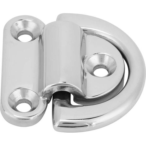 8 mm Edelstahl, faltbar, mit Bootspolsterschlaufe zur Aufbewahrung von D-Ringen und zur Sicherung von Außenbordmotoren (1/5)