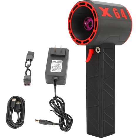 Ortviai Souffleur Électrique Sans Balais 64 mm, 11 Pales, Réglage Continu de la Vitesse, Batterie 8000 mAh