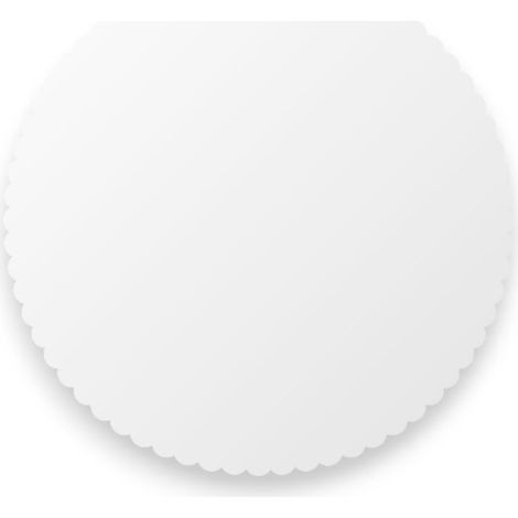 Pappteller 26 cm, weiß, 100 Stück