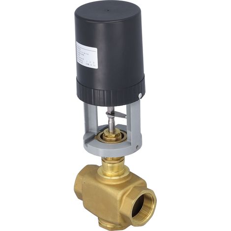 Elektrisch motorisiertes Regelventil aus Messing, BSP, 2-Wege, 220 V Wechselstrom, für industrielle Anwendungen, DN40 (1/5)