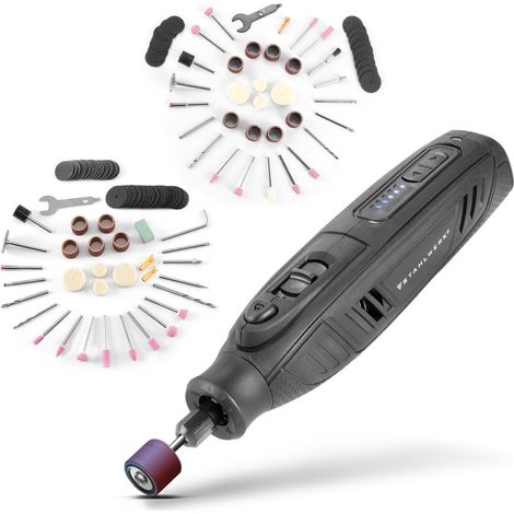 Levigatrice multiuso a batteria STAHLWERK AMF 80 ST con set di accessori da 133 pezzi