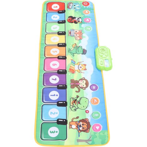 Tapis de piano musical pour enfants, tapis clavier de piano dansant, jeux et jouets éducatifs d'éveil et de découverte pour les tout-petits (1/5)