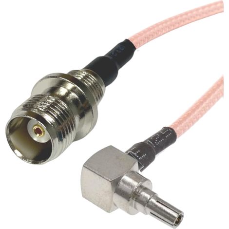 Anschlusskabel mit CRC9-Stecker / TNC-Buchse RG316, 15 cm