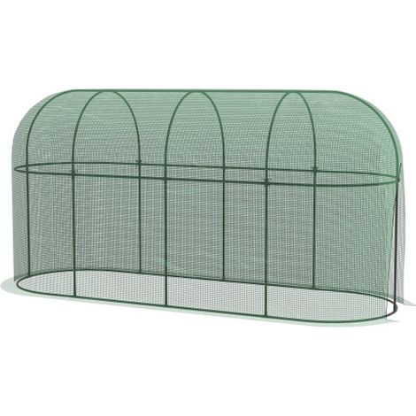 Gartennetz Pflanzenschutzzelt 3x1m, winddicht & insektenschutz, schädlingsschutz aus Stahl, grün für Gartenpflanzen 
On-Site
