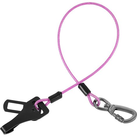 Ceinture de sécurité pour chien — Laisse de sécurité 3-en-1 ultra-robuste avec mousqueton verrouillable (24 pouces) (1/5)