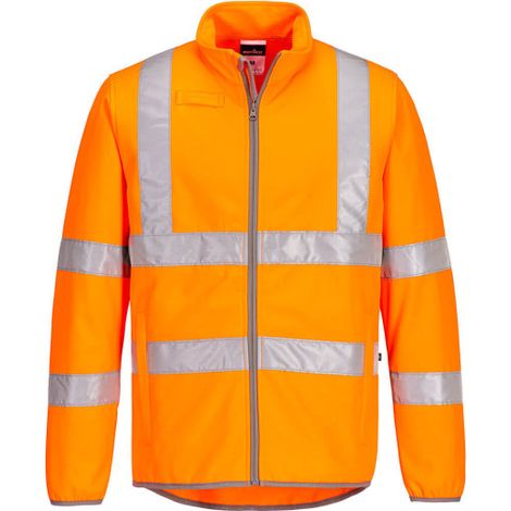 Chaqueta Softshell de Alta Visibilidad Ecológica - Dos Capas / Naranja / XXXL