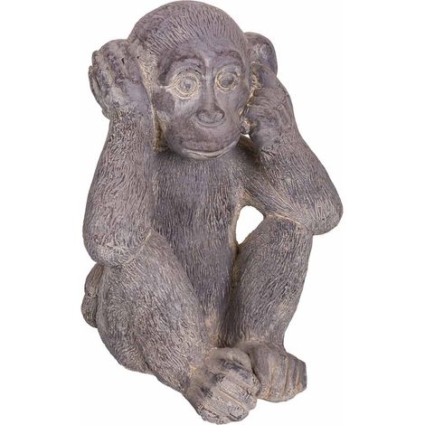 Mono decorativo de magnesio gris 35x26x40 (1/5)