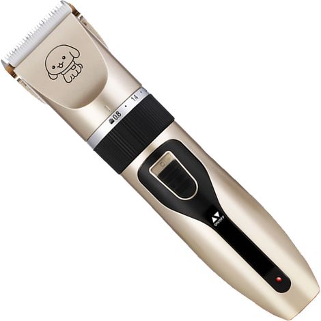 Tondeuse de toilettage professionnelle pour animaux de compagnie, silencieuse et rechargeable par USB, kit de toilettage électrique pour chats aux poils longs et emmêlés. (1/5)
