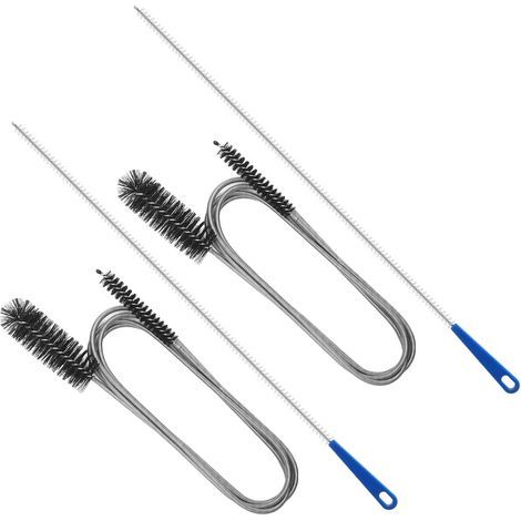 Lot de 4 outils de débouchage de canalisation, brosse de débouchage pour évier à ble extrémité pour cuisine, salle de bain, trou de bouchon de che (1/5)