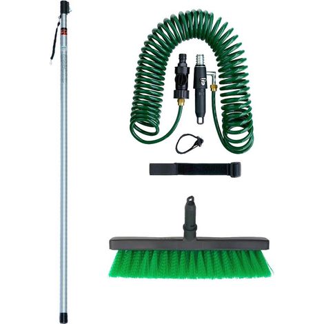 Darlac DP560 Telescopic Pole Handle 2.44m Swop Top + Brush + Spiral Hose Pipe
