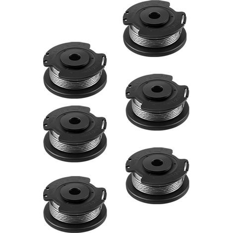 Lot de 6 Bobine,Fil Débroussailleuse ABS 24x55mm,Compatible Bosch Art EasyGrassCut,Jardinage (1/5)