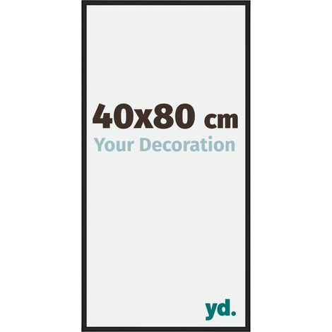 yd. - Cadre photo 40x80 - Noir Brillant - Aluminium - Miami (1/5)