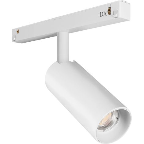 Proyector carril 48V tilt CRETE1 LED COB 11W 1011lm CRI90 3000K 33º Blanco