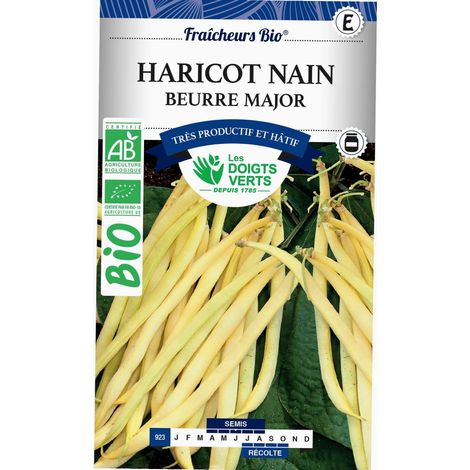 Judías amarillas orgánicas Los Dedos Verdes 30g (1/2)
