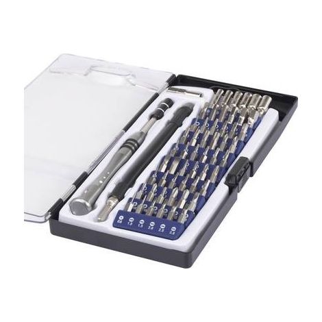 Basetech 1430586 Kit inserti 58 parti Taglio, Croce Phillips, Esalobo Interno (TX), Esalobata BO, Brugola interna, Quad (1/5)