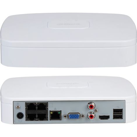 Dahua Nvr PoE 4CH Smart 1U 4PoE 1HDD Lite NVR2104-P-4KS3