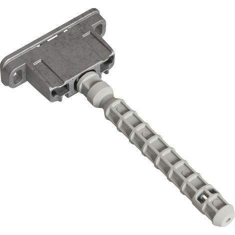 Italiana Tablarträger Triade Pro Mini - Regalhalterung unsichtbar ab Tablarstärke 30mm bis 300mm Tablartiefe, Zamak/Stahl - 10 Stück (1/5)
