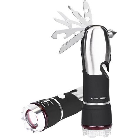 1 pièce Marteaux de Secours Vitrin de la voiture casjeur de vitre voiture sécurité sécurité barre de ceinture de ceinture de sécurité de la durée de vie sauvage couteau de coupe de la vie Outils d’éva