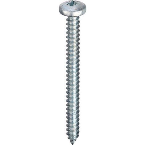 Vis autotaraudeuse RS PRO, 4 x 8mm, en Acier ( Prix pour Boîte de 100 )