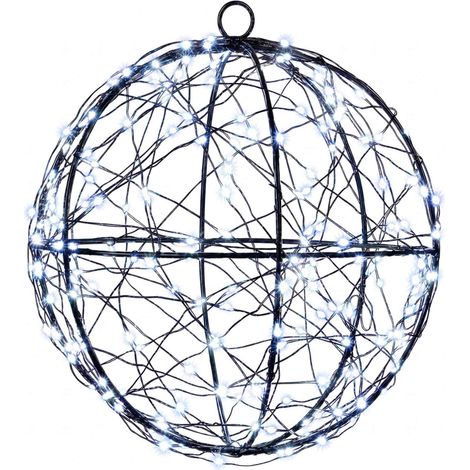 Christmas Finial Light 200 LEDs Cold White Diameter 20 x 22 cm vidaXL (1/5)