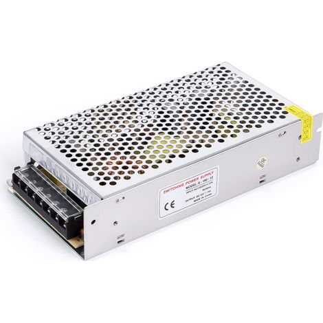 12V 15A 180W DC switching power supply AC 110V/220V to DC-12V power adapter, transformer constant voltage, suitable for LED strips, cameras, surveillance systems, lighting projects, etc. (1/5)