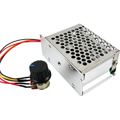 Contrôleurs de puissance à vitesse réglable 12 V/24 V/36 V/40 A Protection contre les surintensités 0 à 100 % pour compteur de tachymètre, protecteur de décrochage de surcharge pour moteurs CC brossés (1/5)
