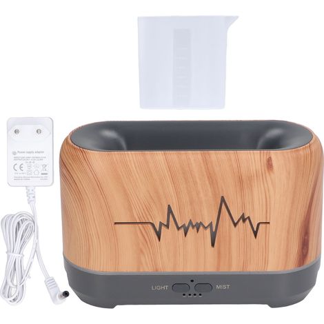 200-ml-Diffusor für ätherische Öle mit dekorativer Flamme – Aromatherapie-Luftbefeuchter für Büro und Zuhause – 100–240 V EU-Stecker (1/5)