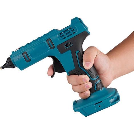 Pistolet à colle thermofusible sans fil 100 W avec 10 bâtons de colle pour batterie Makita 18 V (1/5)
