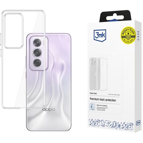 Funda transparente 3mk para Oppo Reno 12 Pro