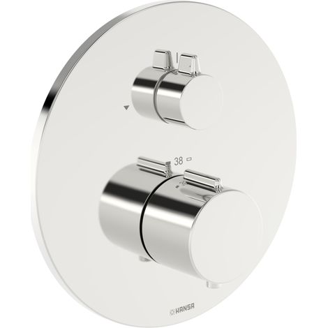 HANSA HA Kit de finition pour une sortie - HANSAEASYTHERM 8861 Rosace ronde chromé, 88619245
