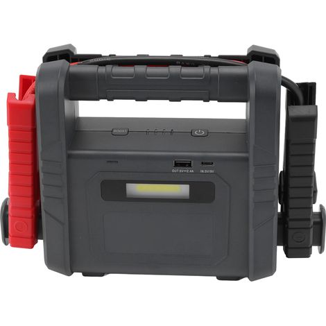 Démarreur de batterie 1500 A / 800 A, 12 V, LED de démarrage, sortie USB d'urgence, poignée isolante, prise US, 100 à 240 V (1/5)