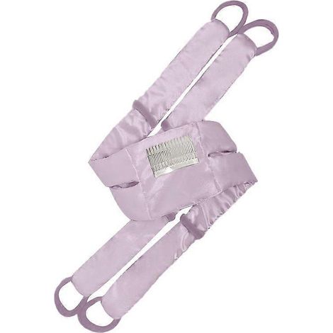 VioletFer à friser 4 en 1 sans chaleur pour des boucles et ondulations longue durée, bigoudis à utiliser pendant la nuit sans chaleur avec revêtement en satin, pour tous les volumes et longueurs de ch (1/3)