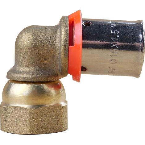 Coude PER à sertir Ø16x1,5 - Femelle écrou Libre 3/8" (12/17) - IBP Bänninger (1/3)