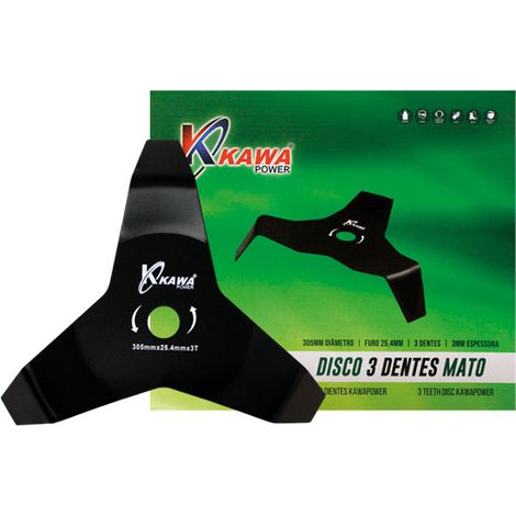 Kawapower Disque de débroussailleuse pour broussailles à 3 dents (1/2)