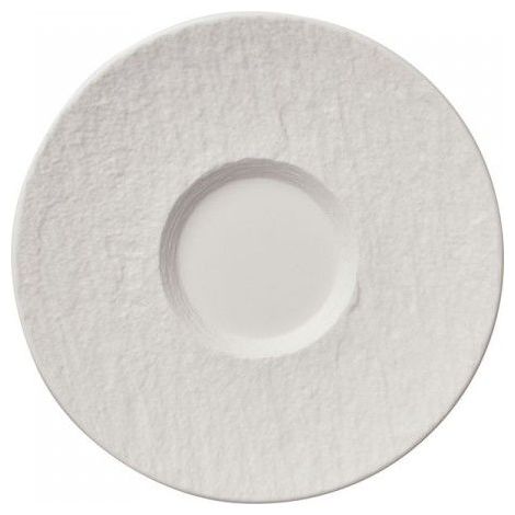 Sous-tasse Manufacture Rock Blanc Design Moderne, Porcelaine Premium, 17cm - Villeroy Et Boch