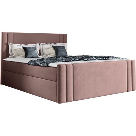 Cama continental Mel, Amor Velvet 4308, Continental, Individuales, 120x200, Tapiz, Somieres, 124x213x103cm