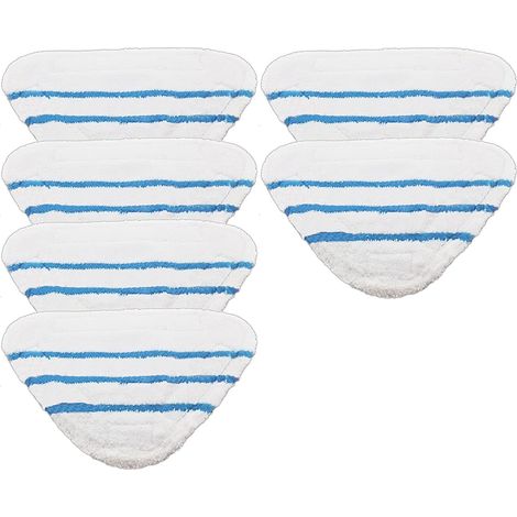 Lot de 6 coussins lavables pour nettoyeurs à vapeur Beldray 5 en 1 et 9 en 1. (1/5)