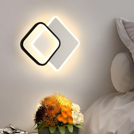 CCYKXA  LED-Wandleuchte für den Innenbereich, 12 W Lumen, modernes rundes Design, 3000 K, geeignet für Wohnzimmer, Schlafzimmer, Treppenhäuser, Flure und andere Räume. (1/5)